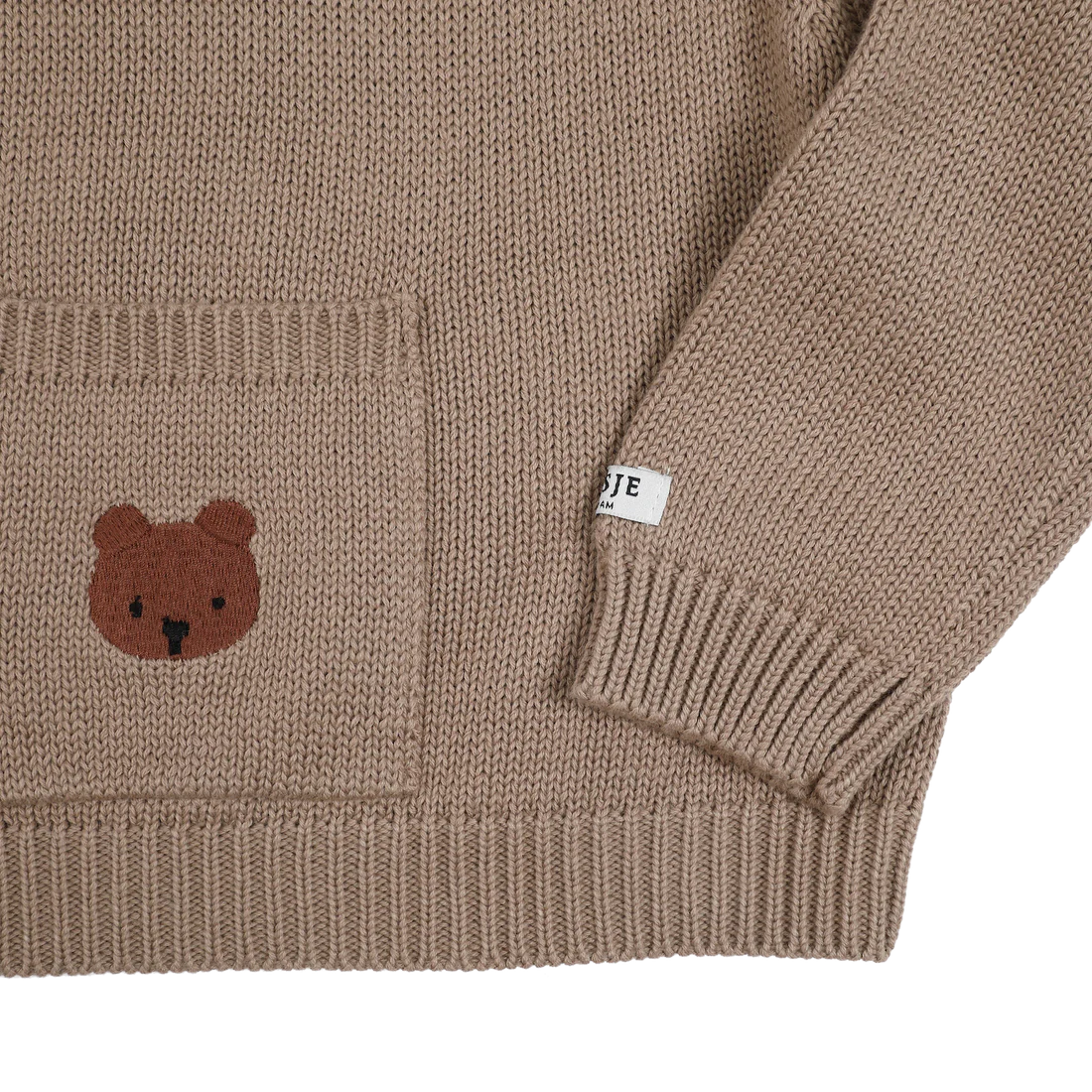 Qoeke Sweater | Bear | Hazelnut