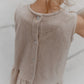 Frottee Kleid - Flowers - dusty rose