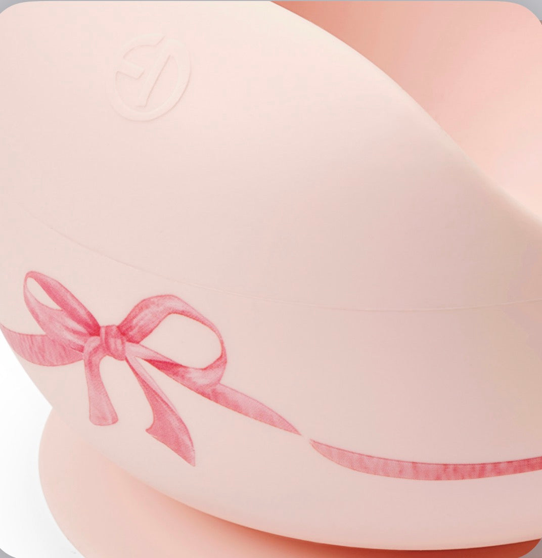 Schalen-set aus silikon - Rosy Bow