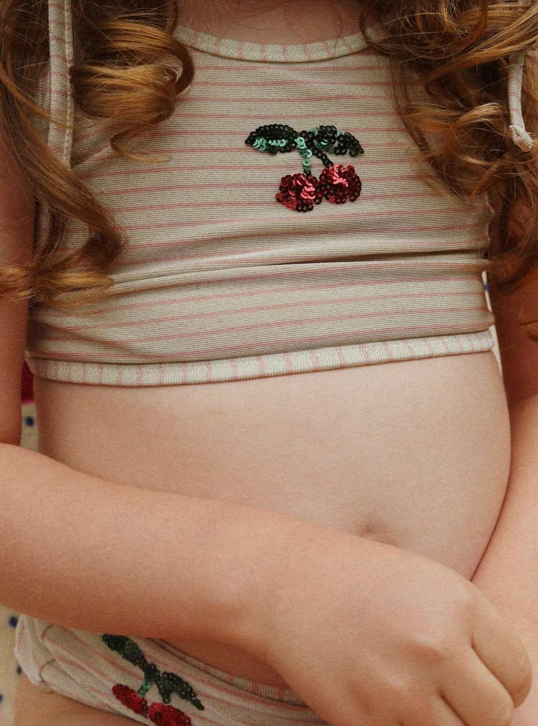 Jade Bikini - Cherry Rose Stripes