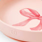 Silikonteller-Set - Rosy Bow