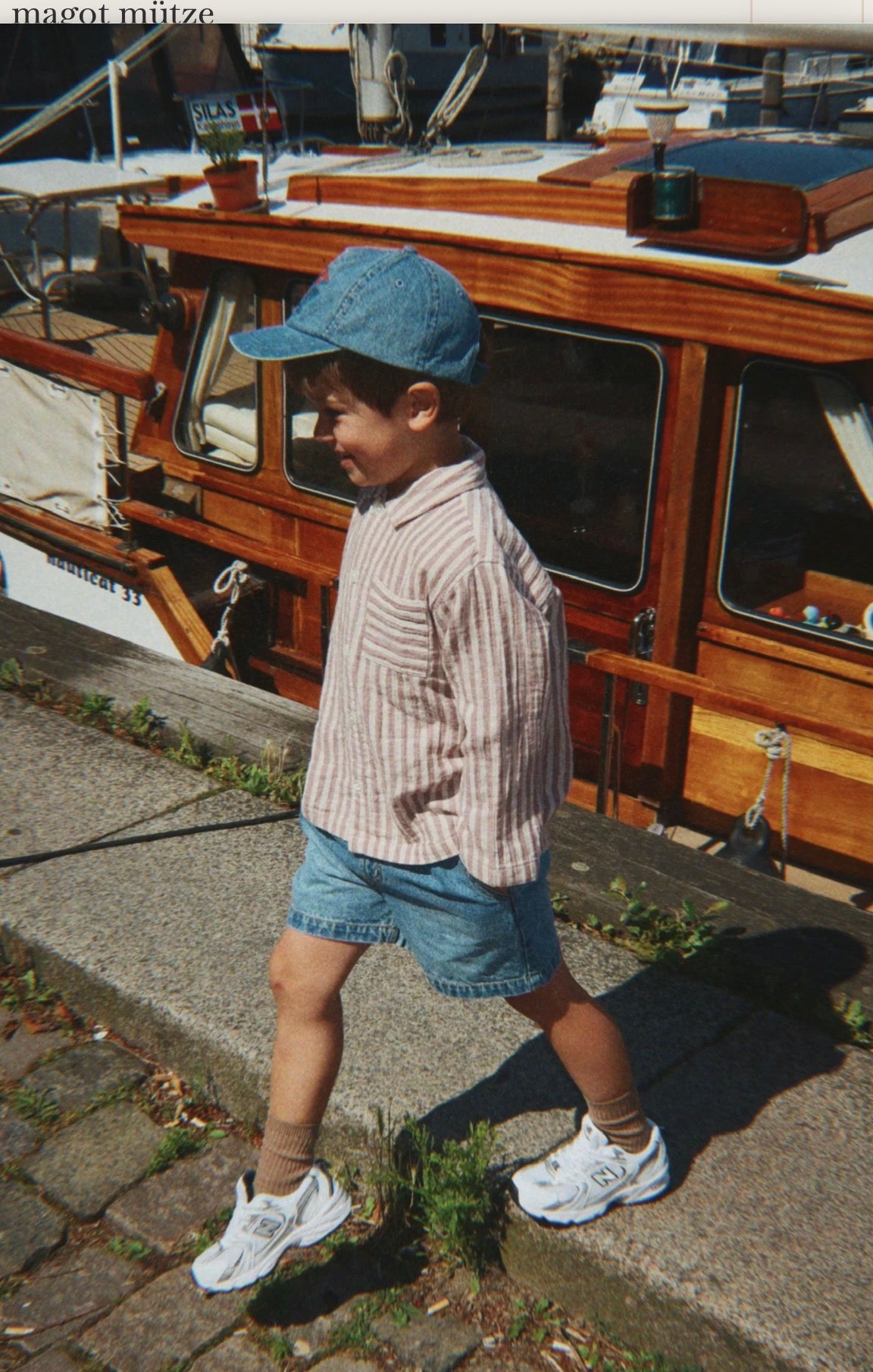 Magot Kappe - Denim Blue