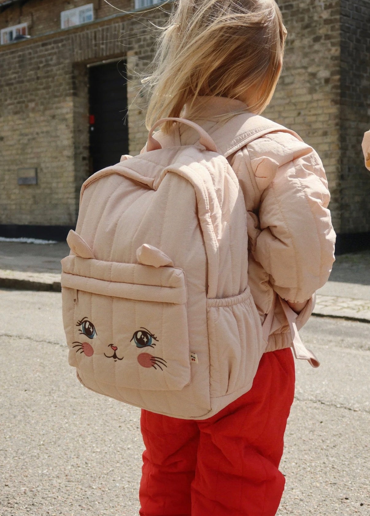 Juno Kitty Rucksack - Cameo Rose
