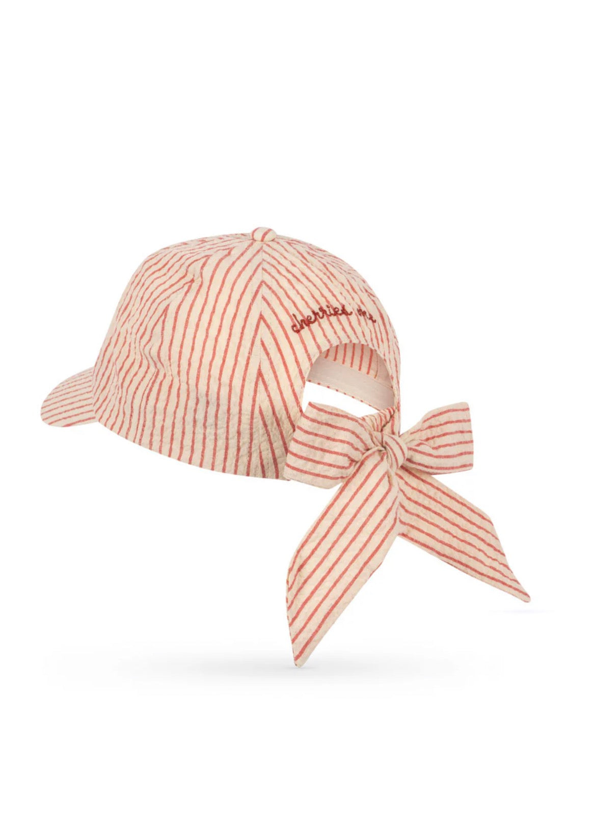 Ellie Bow Kappe - Cherry