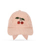 Ellie Bow Kappe - Cherry