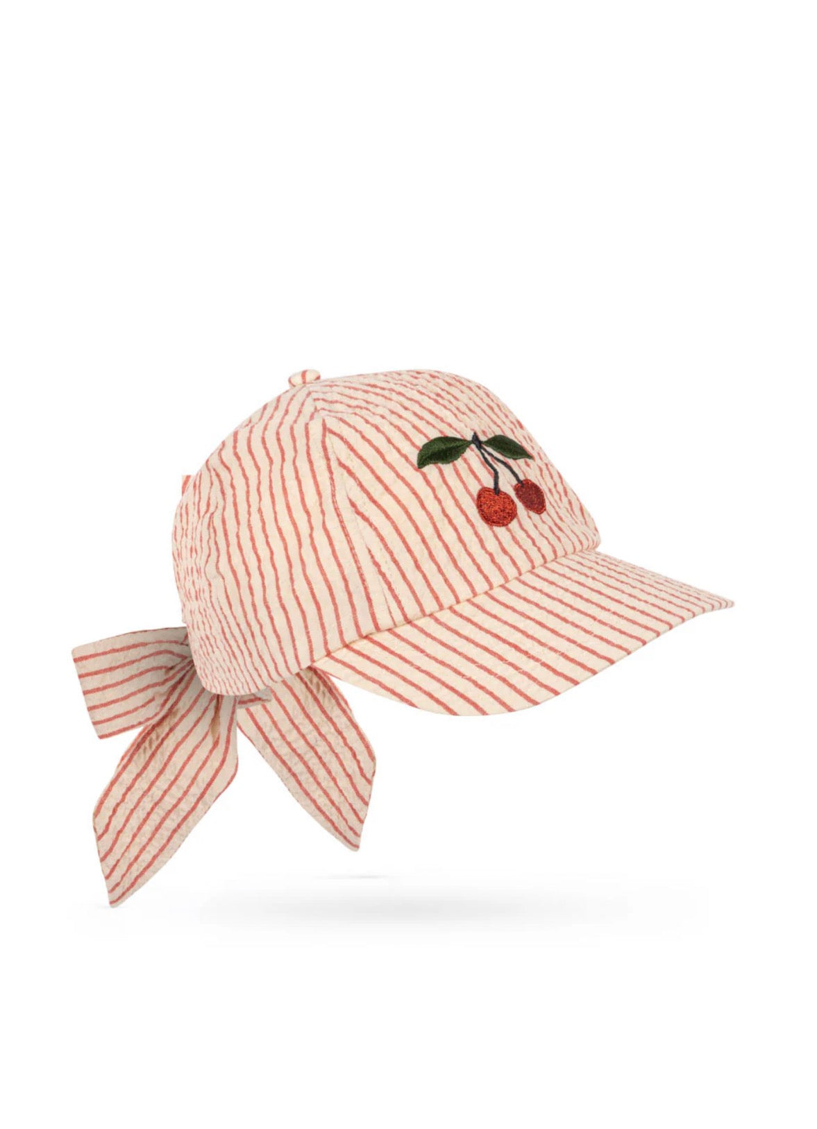 Ellie Bow Kappe - Cherry