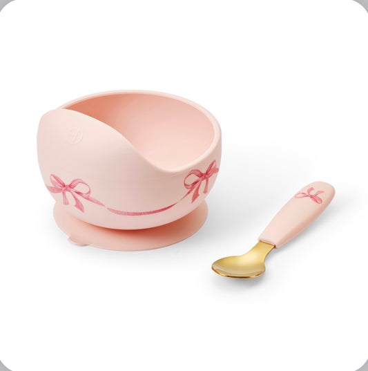 Schalen-set aus silikon - Rosy Bow