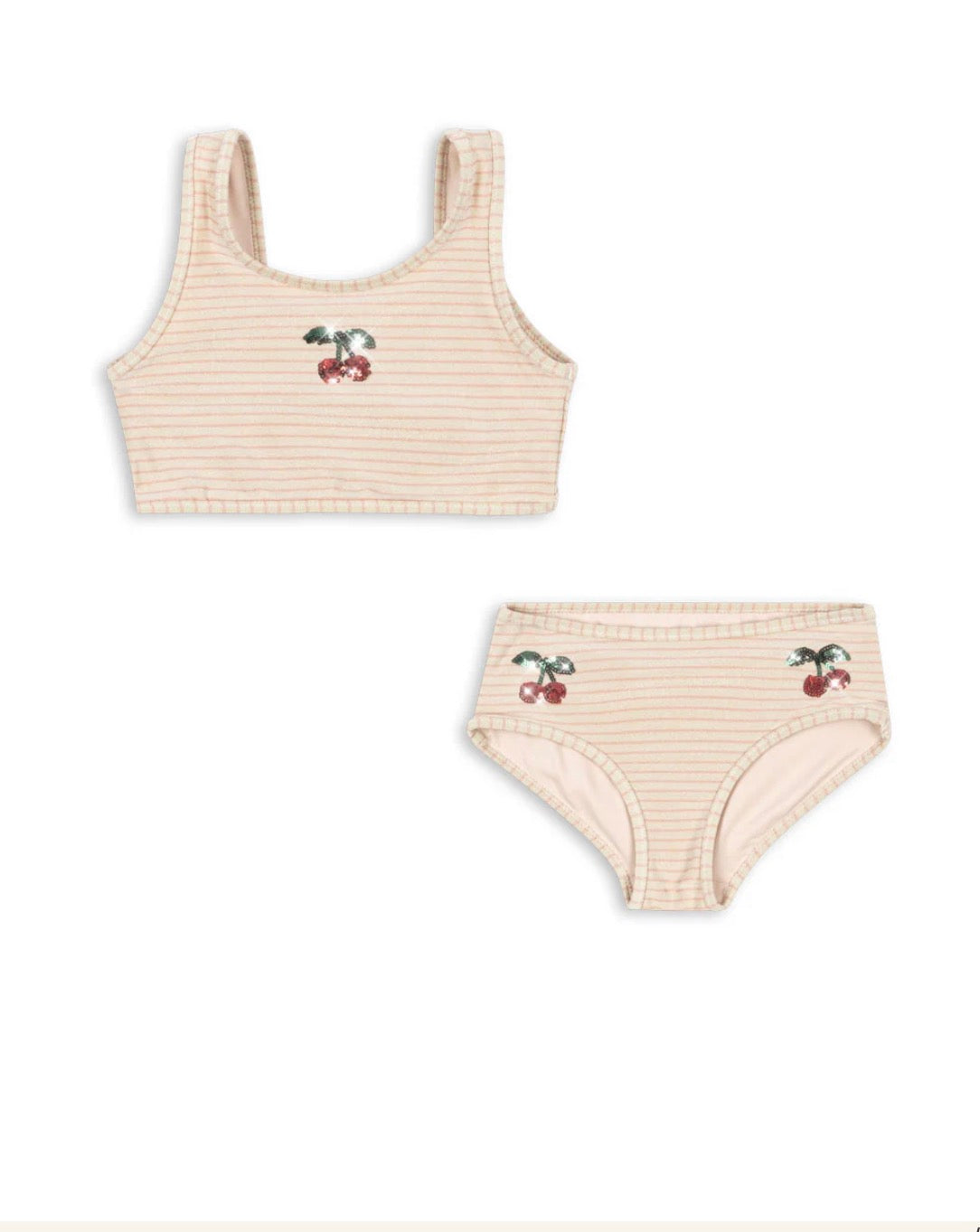 Jade Bikini - Cherry Rose Stripes