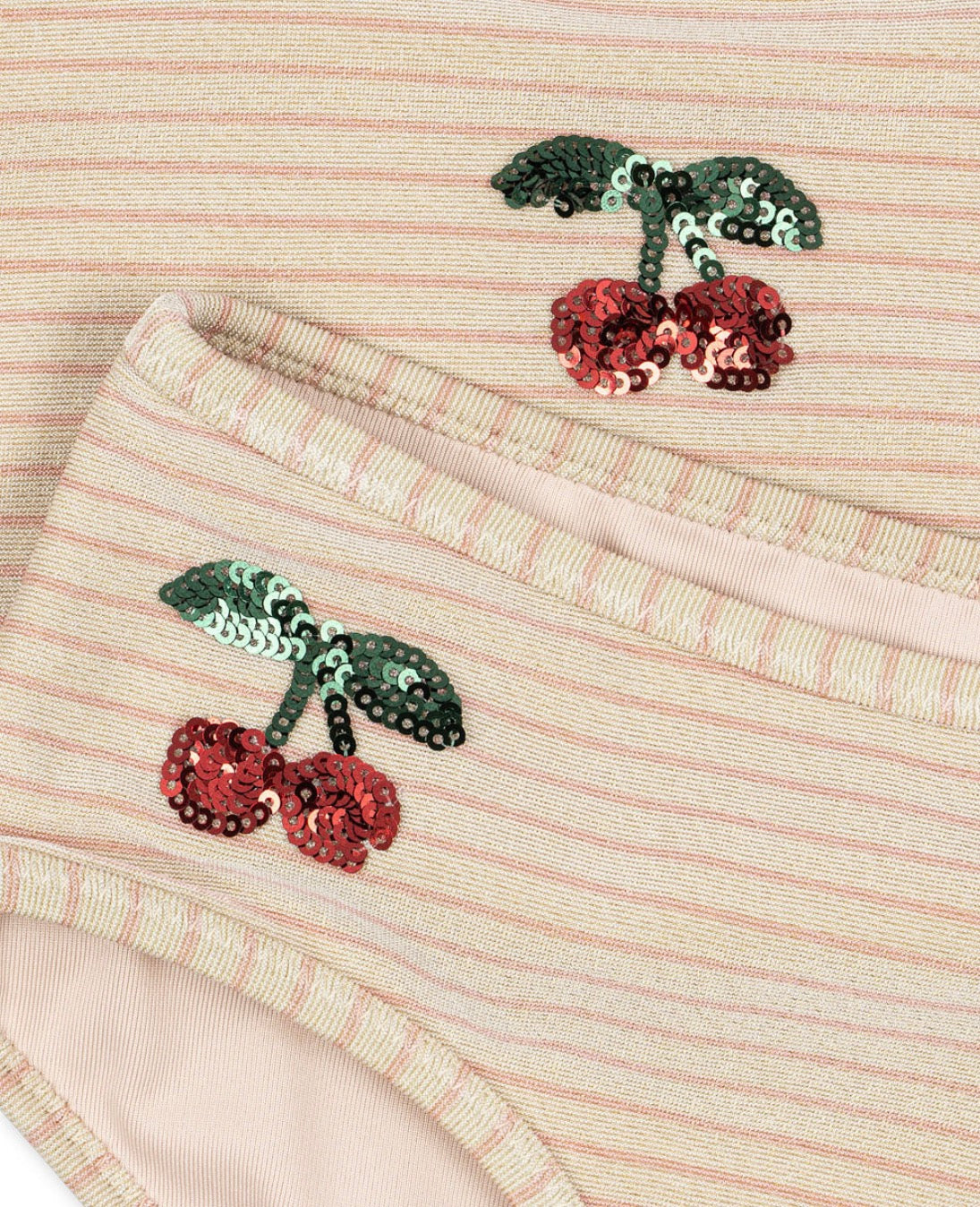 Jade Bikini - Cherry Rose Stripes