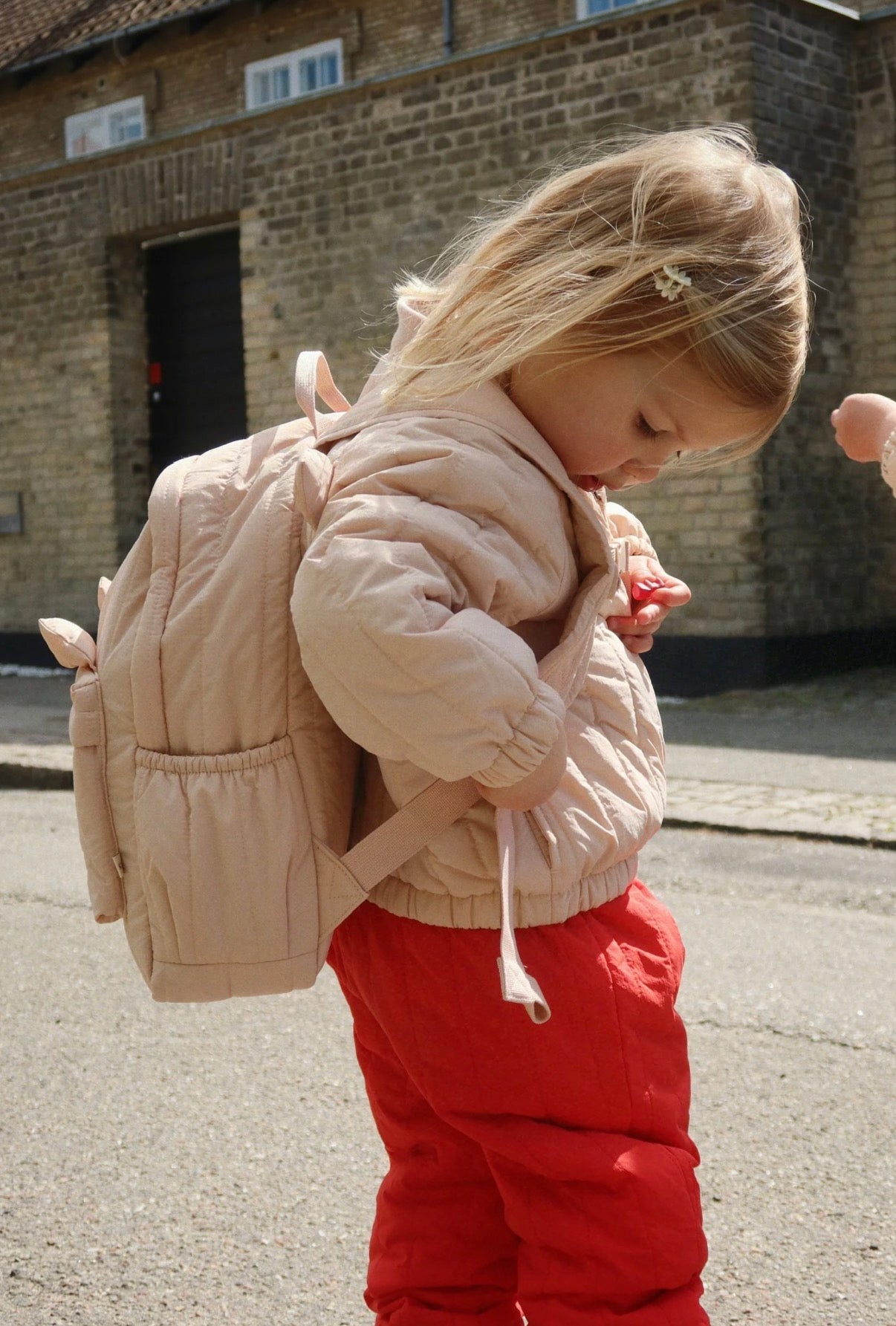 Juno Kitty Rucksack - Cameo Rose