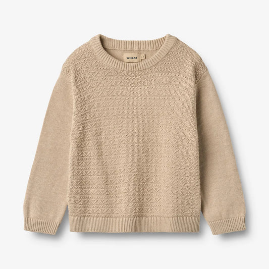 Knit Pullover Borris - warm sand