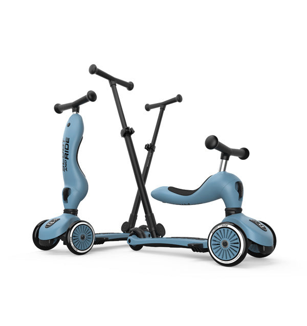 Highwaykick 1 Push and Go - Steel