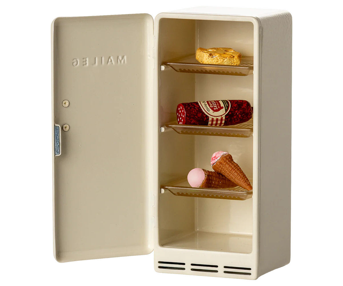 Maileg - Kühlschrank - Maus - Creme