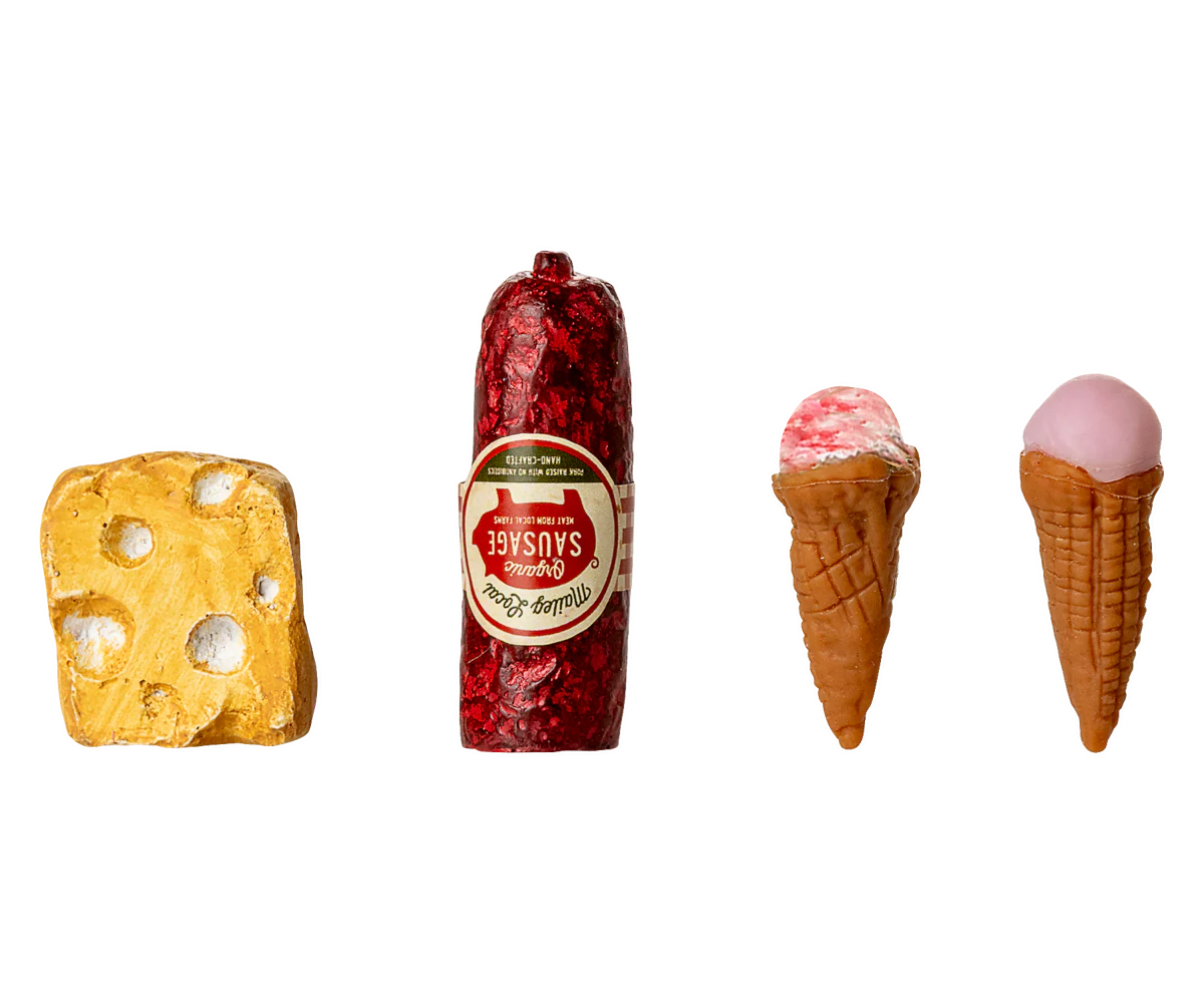Maileg - Kühlschrank - Maus - Creme