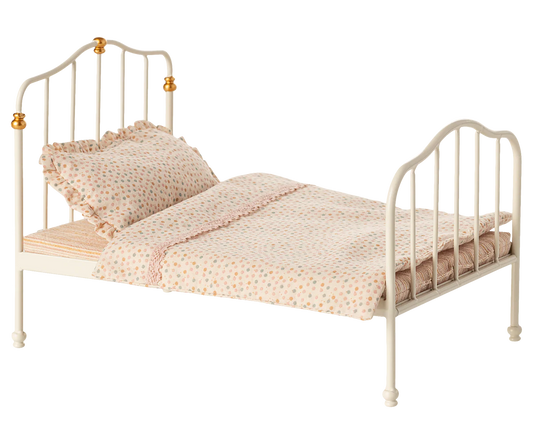 Maileg - Vintage Bett - Maus - Creme