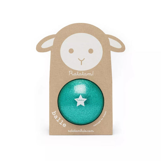 Ratatam Sheep Ball - Glitter Green 10cm
