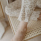 SCHLAG-LEGGINGS 'LEO' MIT SCHLEIFE AUS BIO-BAUMWOLLE