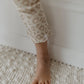 SCHLAG-LEGGINGS 'LEO' MIT SCHLEIFE AUS BIO-BAUMWOLLE