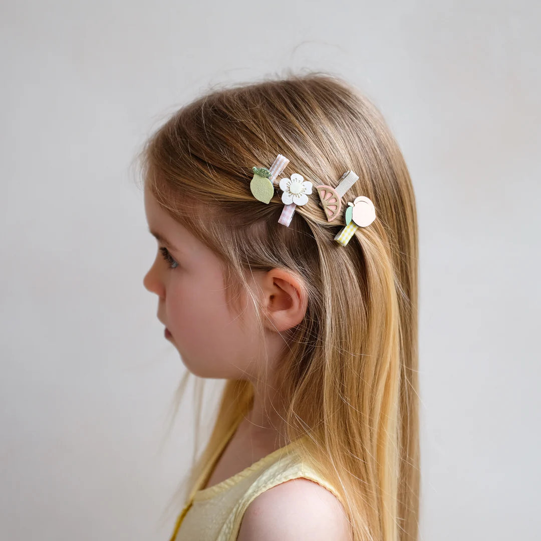 HAARSPANGEN - Peachy Citrus Mini Clip