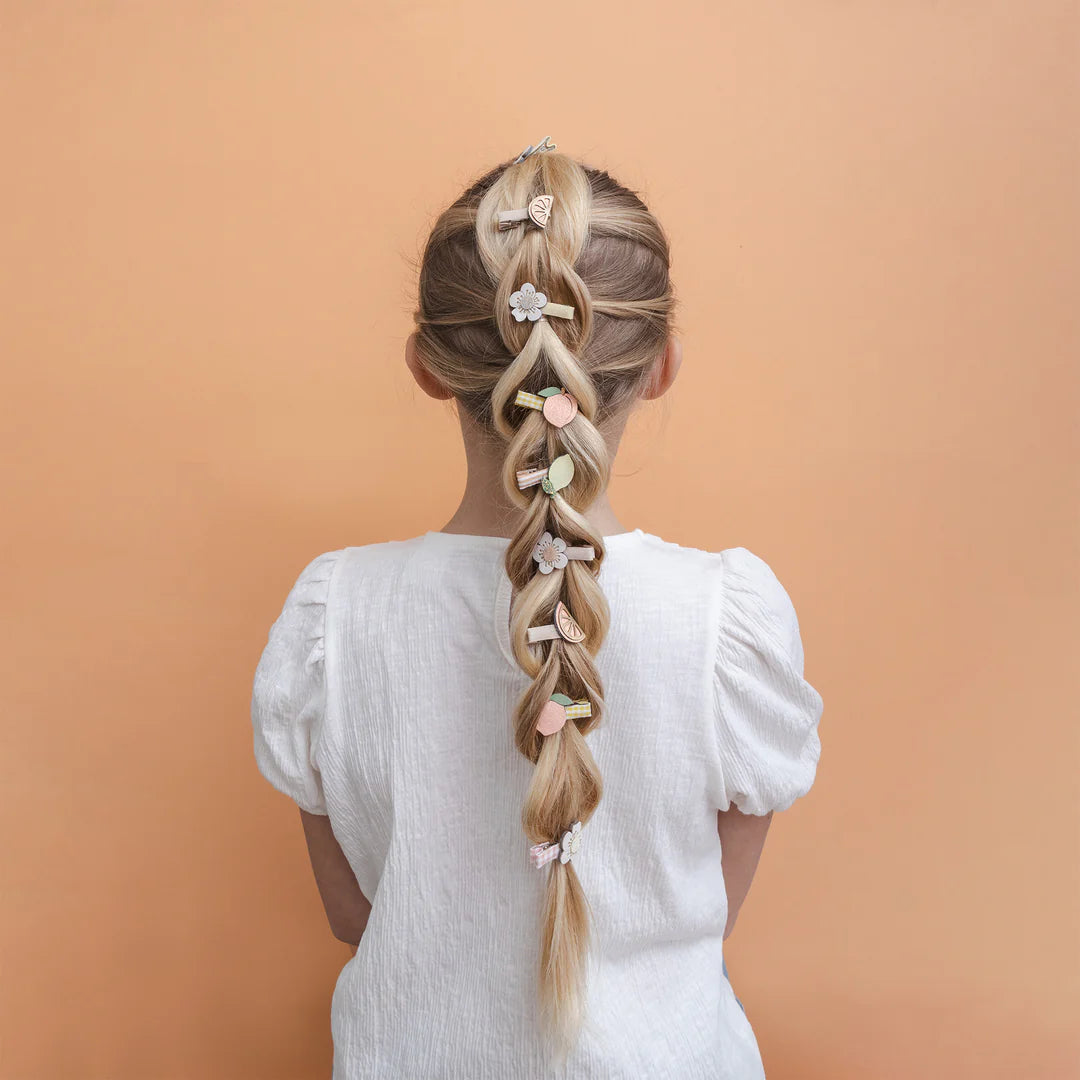 HAARSPANGEN - Peachy Citrus Mini Clip