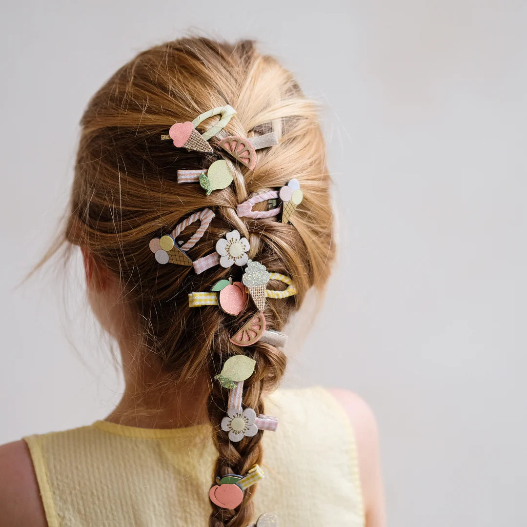 HAARSPANGEN - Peachy Citrus Mini Clip