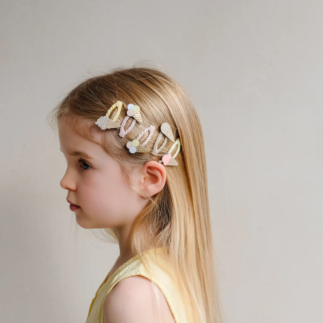 HAARSPANGEN - Ice Cream Mini Clic Clacs