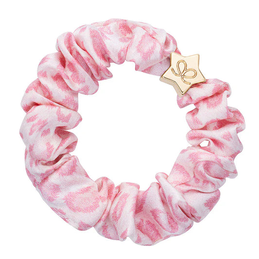 Scrunchie aus Maulbeerseide - Pink Leo