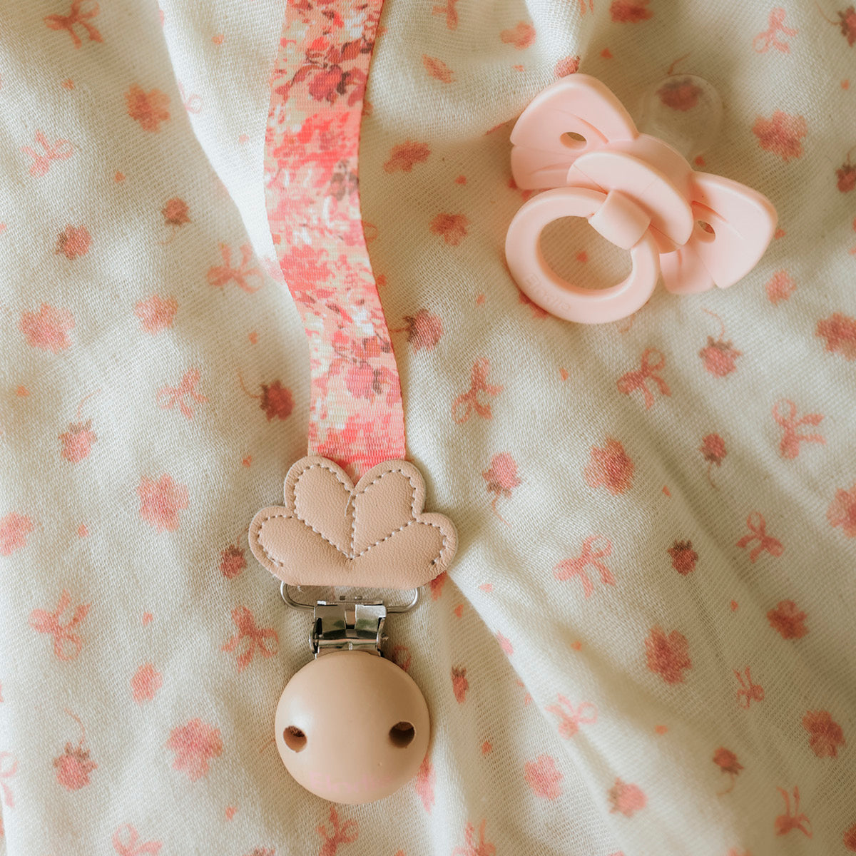 Bambus Spucktuch - Petit River Rose