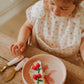 Silikonteller-Set - Rosy Bow