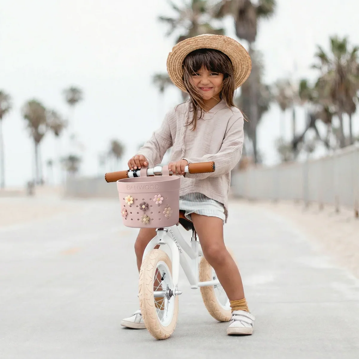 PIN & RIDE KORB BANWOOD - Faded Pink