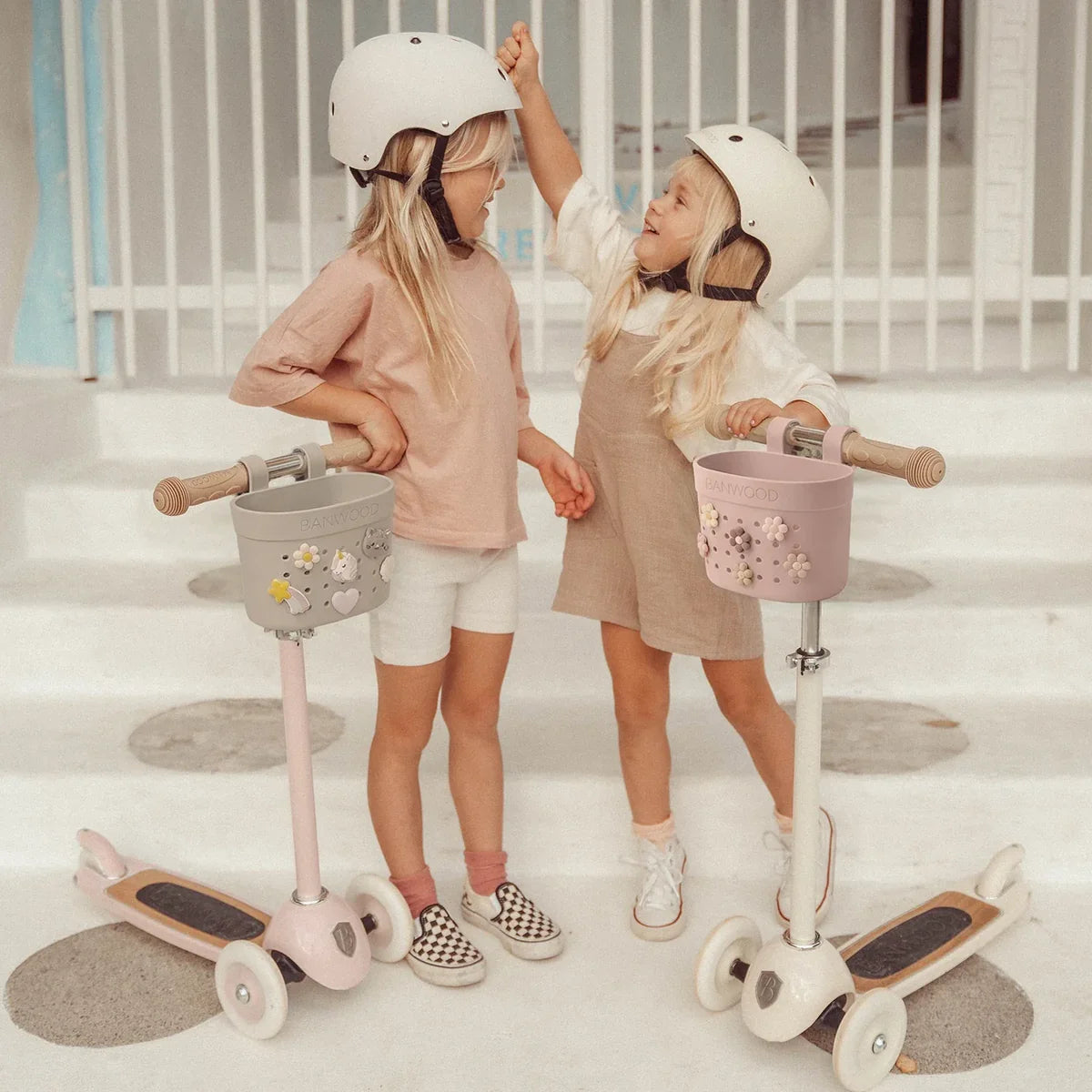 PIN & RIDE KORB BANWOOD - Faded Pink