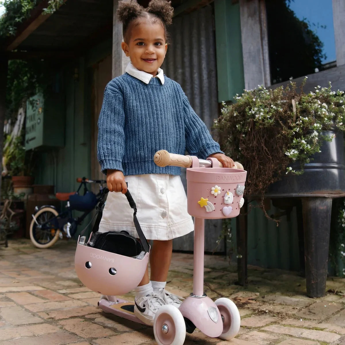 PIN & RIDE KORB BANWOOD - Dusty Rose