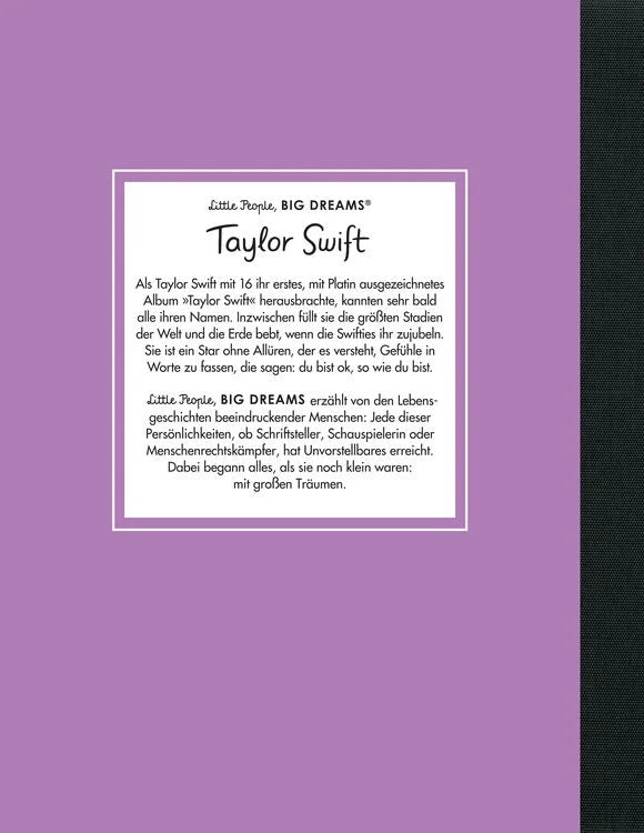Taylor Swift - Little People, BIG DREAMS