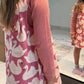 MAGOT BOW DRESS - swan rose