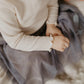 LONGSLEEVE 'LIGHT BEIGE' MIT HOHEM KRAGEN