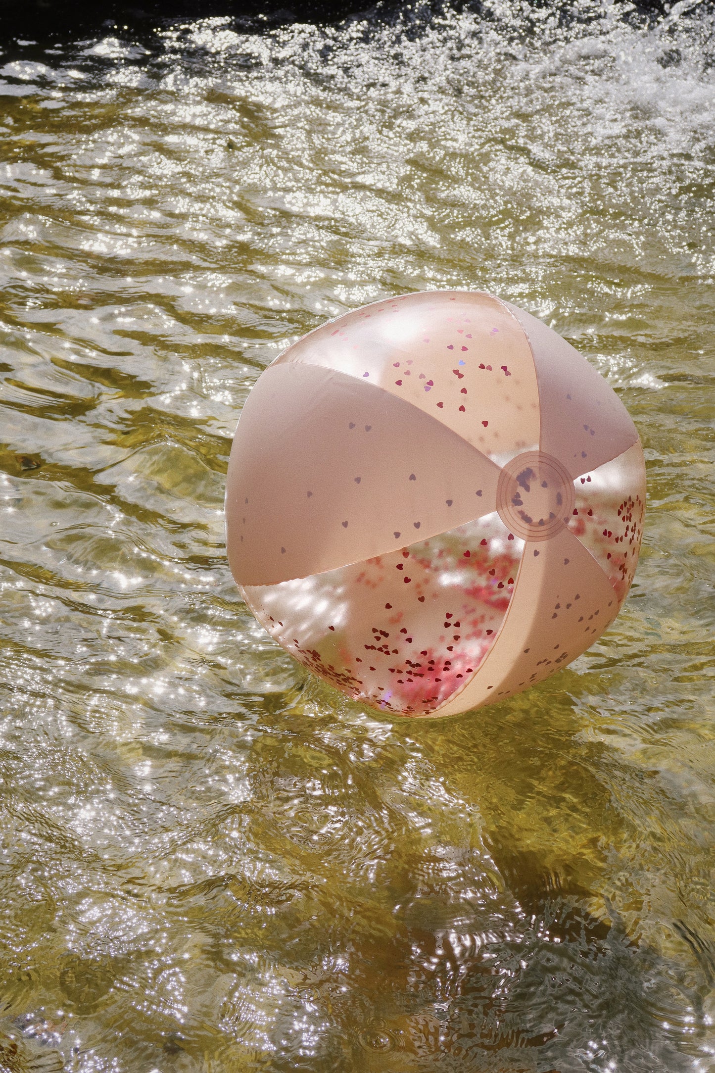 BEACH BALL - BLUSH TRANSPARENT