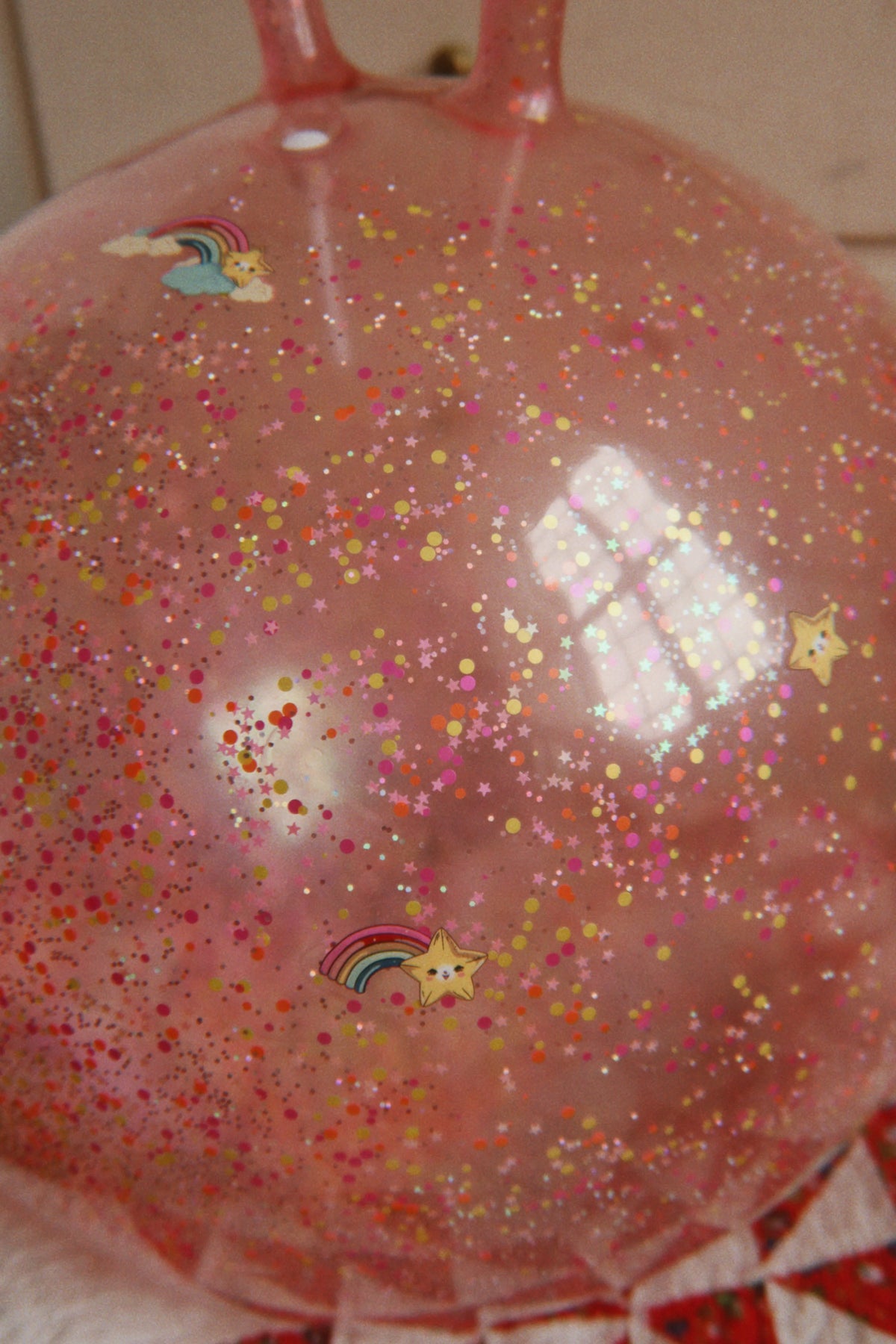Glitter Jump Ball |  Rainbow