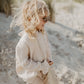 Musselinbluse 'cappuccino'