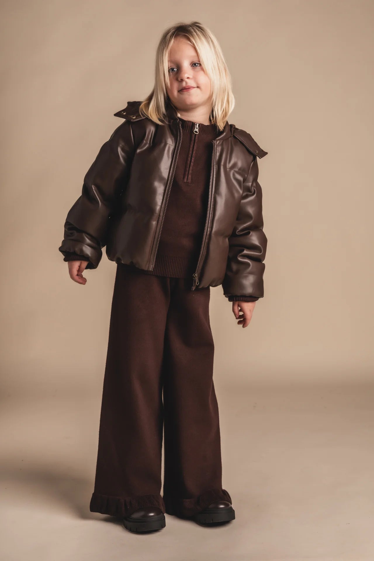 Strickhose | Nikol | Brown Choco