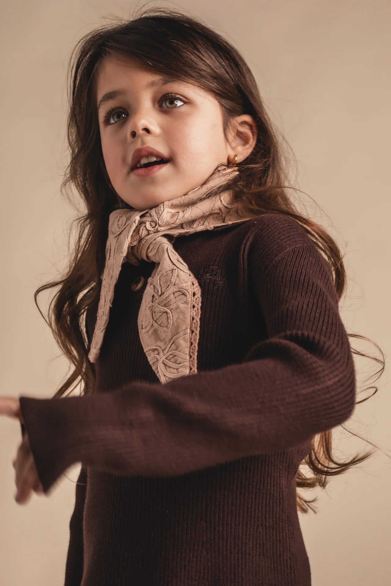 Strickkleid | Norez | Brown choco
