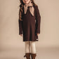 Strickkleid | Norez | Brown choco