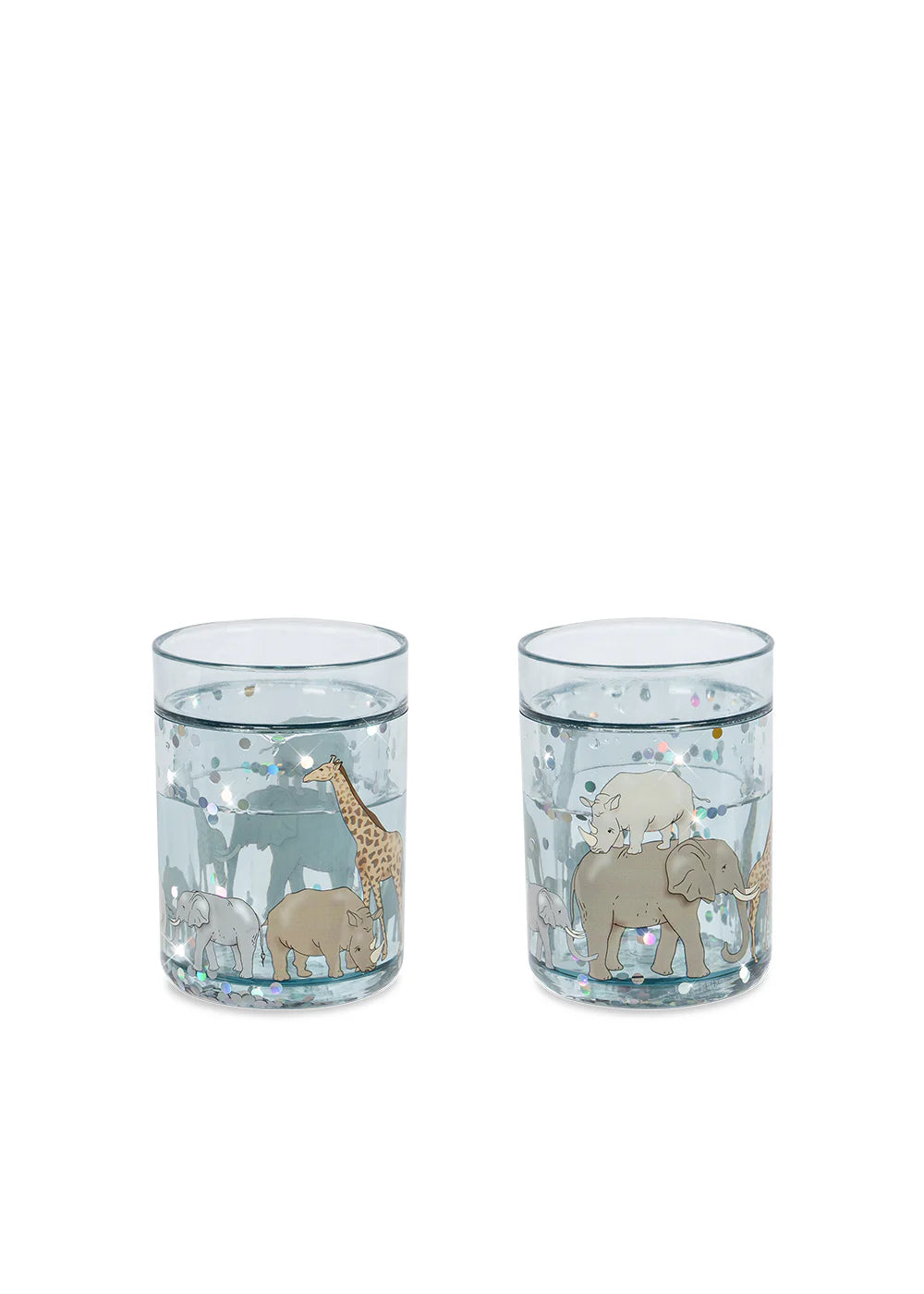 Glitter Cups 2-Pack - Safari 