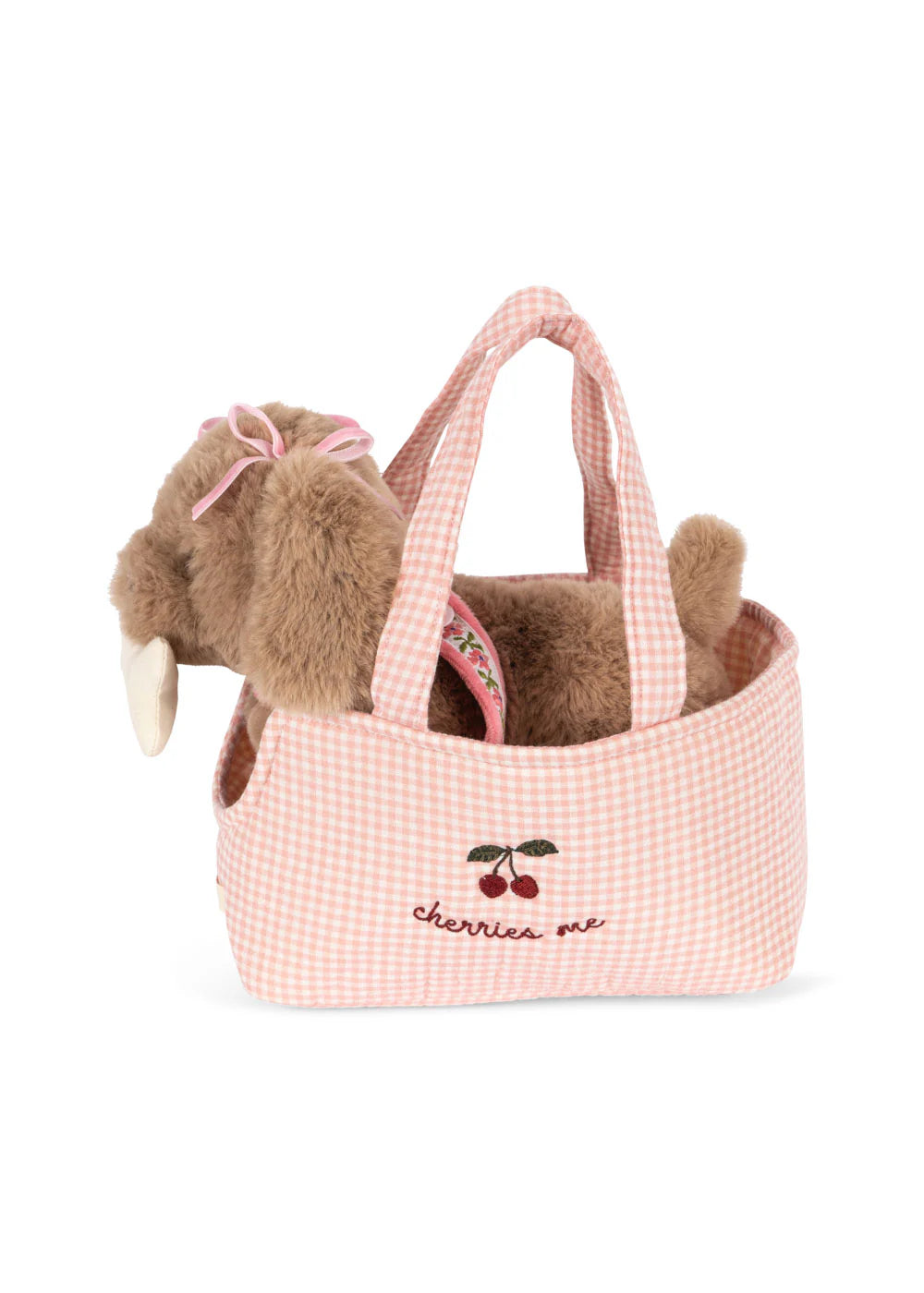 Welpe Maude - pink check