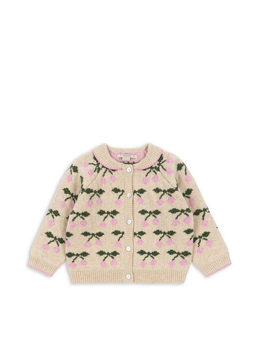 Belou Strickjacke - Cherry