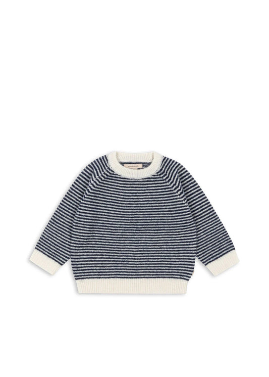 Berle Pullover - ensign blue/buttercream