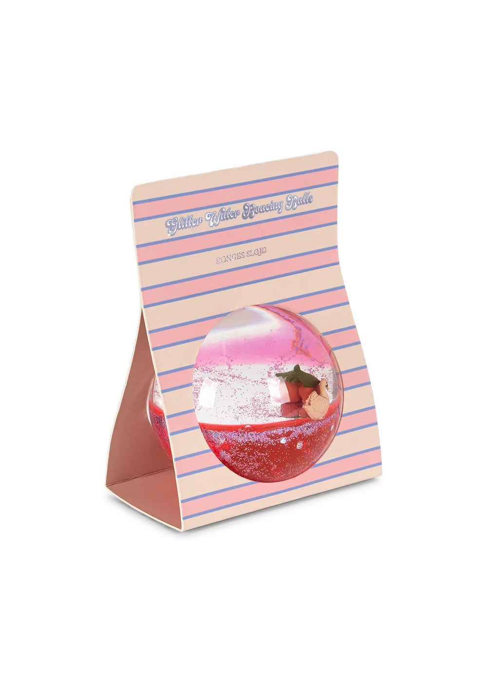 GLITTER WATER BALL - cherry