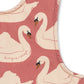 MAGOT BOW DRESS - swan rose