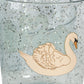 SPARKLY DINNER SET | swan blue