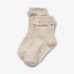 Wollspitzensocken Nora -Offwhite/Beige