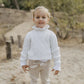 SWEATPANTS MIT GÜRTEL - POWDER GRAY